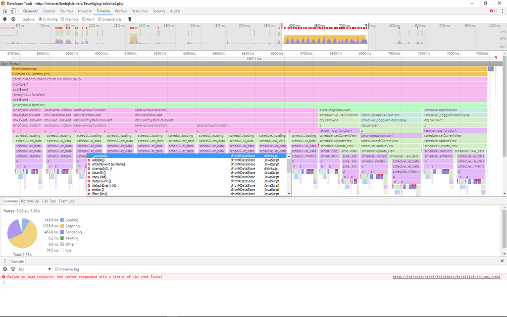 Scheduler with datastore pause - Javascript - DHTMLX
