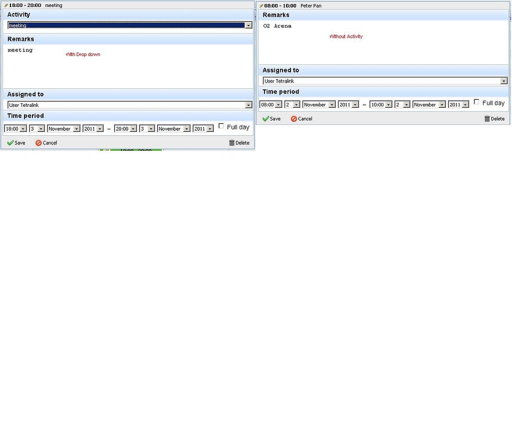 Custom Form - Javascript - DHTMLX