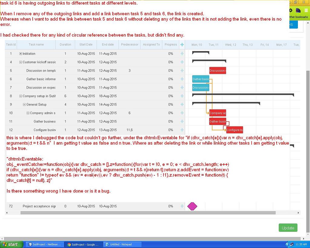 Problems with Gantt. - Gantt - DHTMLX