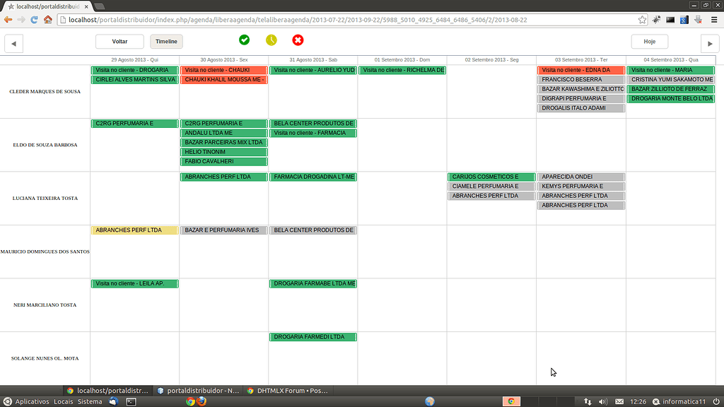 Javascript Week Schedule Examples How to begin the week in Monday in TimeLine - Javascript - DHTMLX