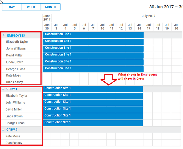 schedule