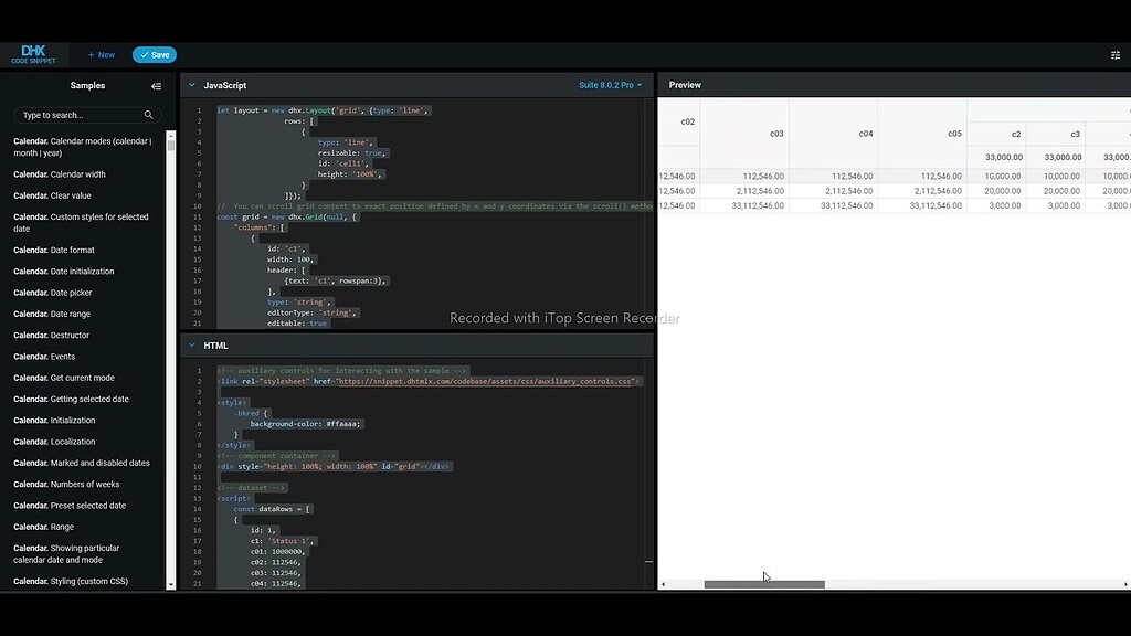 "content:sum" disappears in header - Suite 7 - DHTMLX