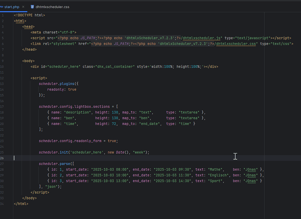 Copying text in readonly lightbox - Javascript - DHTMLX