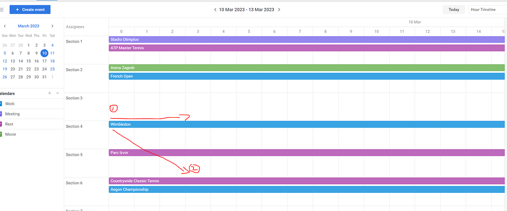 Drag Question. red 2 number image - Event Calendar - DHTMLX