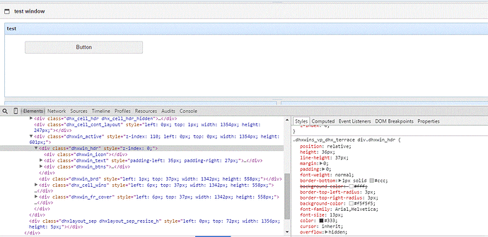 How to use skin layout attached in window object - Suite 5 - DHTMLX