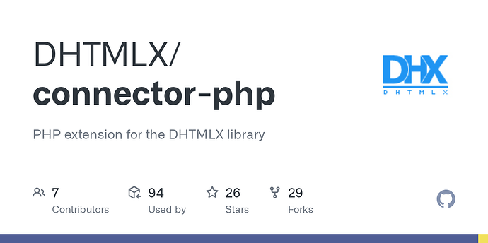 How to exchange data between PHP and DHTMLX - Suite 5 - DHTMLX